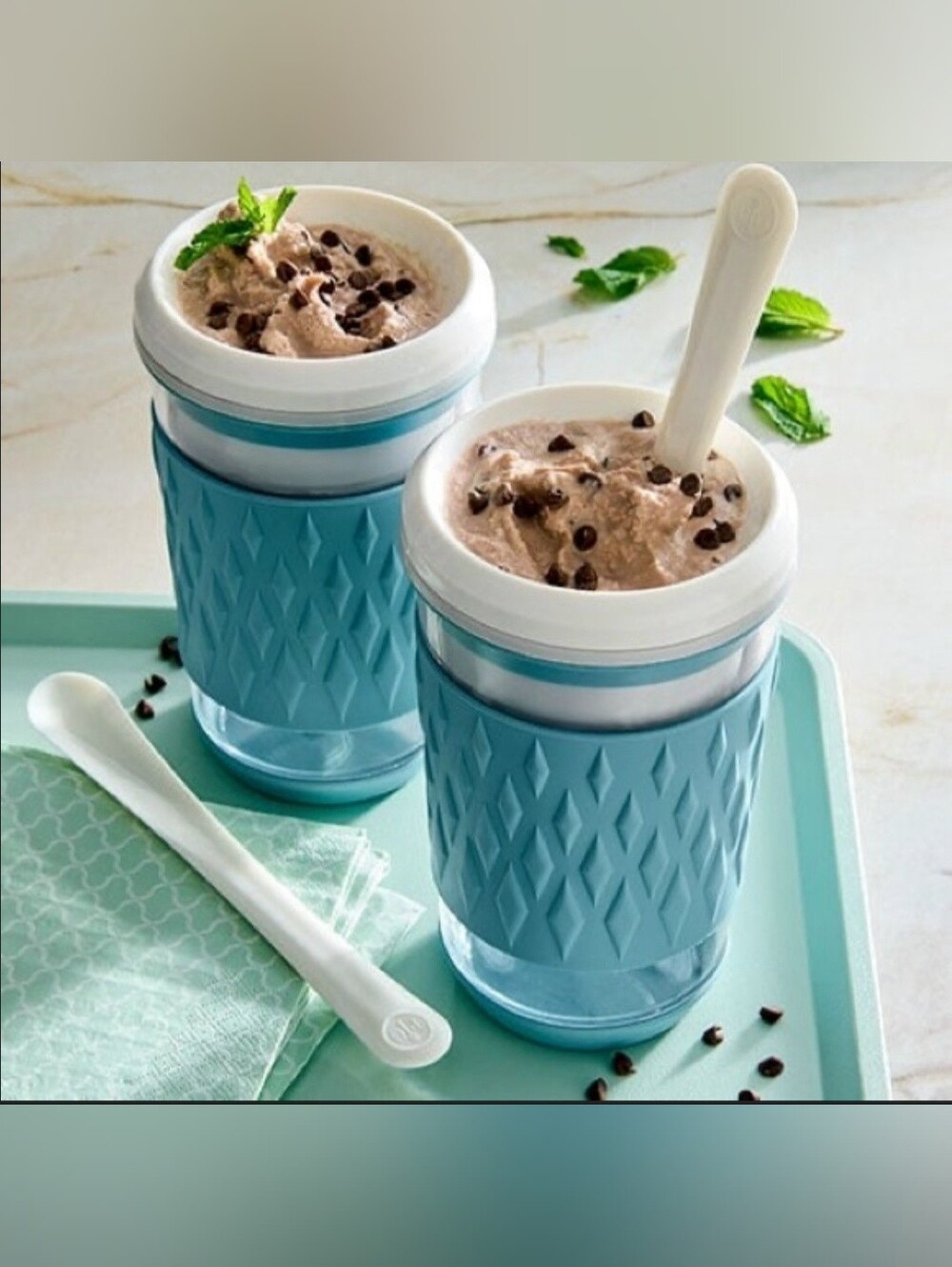 Pampered Chef Frozen Drink Maker Set of 2 101370